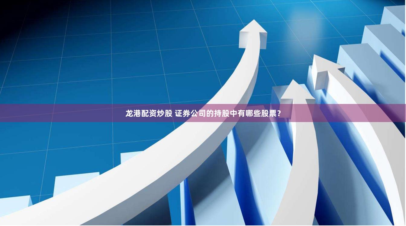 龙港配资炒股 证券公司的持股中有哪些股票？